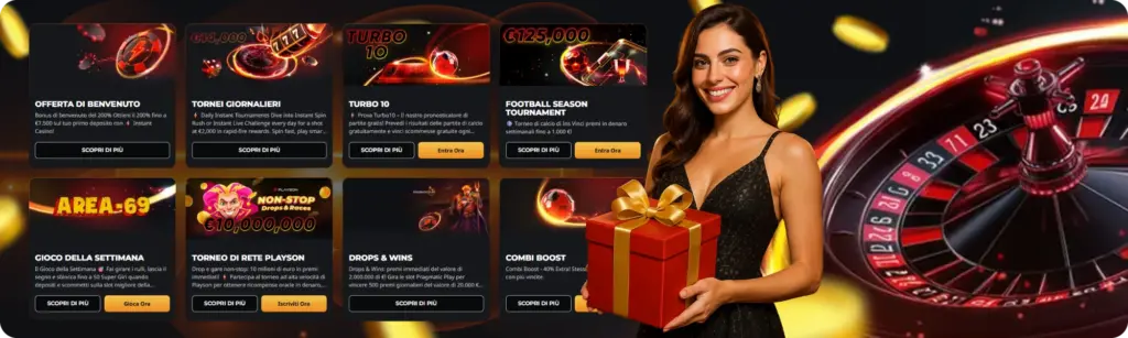 Bonus e promozioni settimanali
