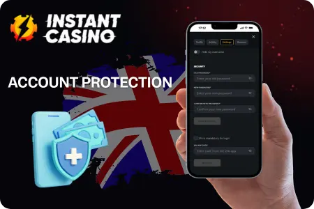 Instant Casino factor authentication