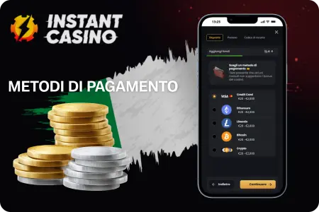 Opzioni e-wallet Instant Casino