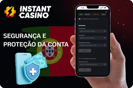 Instant Casino autenticação dois fatores
