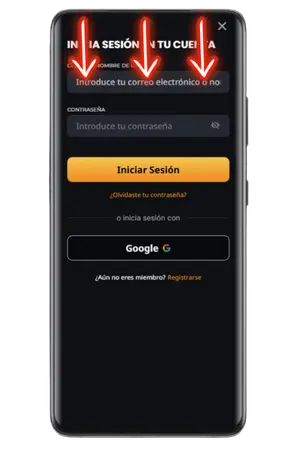 Completa el proceso de registro