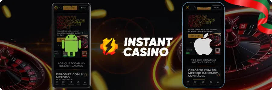 Aplicação oficial do Casino Instantâneo