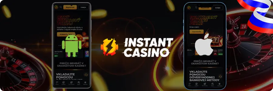 Oficiálna aplikácia Instant Casino
