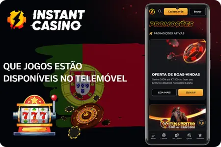 Que jogos estão disponíveis na Instant Casino App